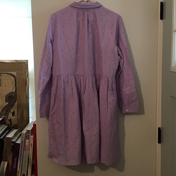 J. Crew Lavender Casual Dress - Picture 7 of 8